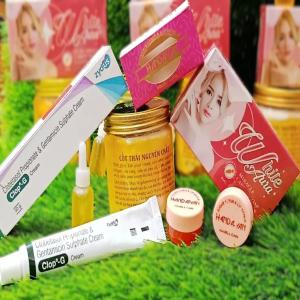 5-Piece Combo Package – Full Body Whitening Skincare Set | Kim Cot Thai Ultra Body Cream Included